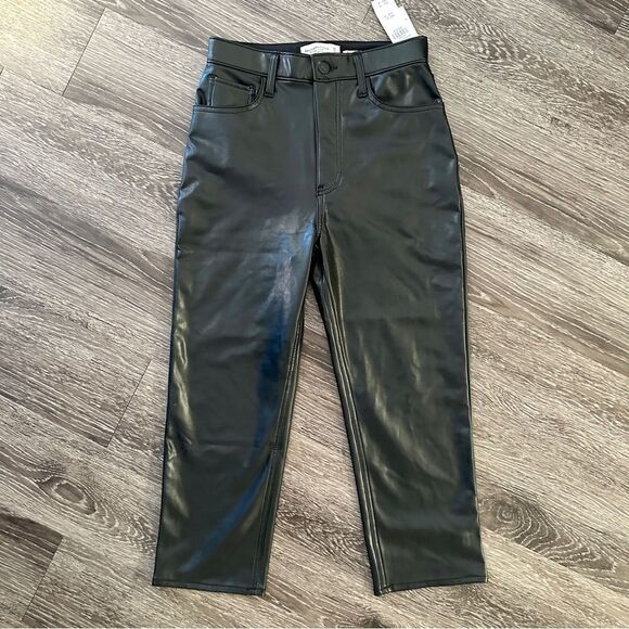 Abercrombie & Fitch The Ankle Straight Ultra High Rise x short inseam New - Picture 1 of 7